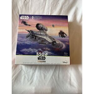 Thomas Kinkade Disney Star Wars The Mandalorian The Escort puzzel‎ and poster